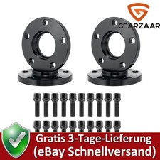Spurplatten Spurverbreiterungen Distanzscheiben Geeignet für BMW E81 E87 Schwarz