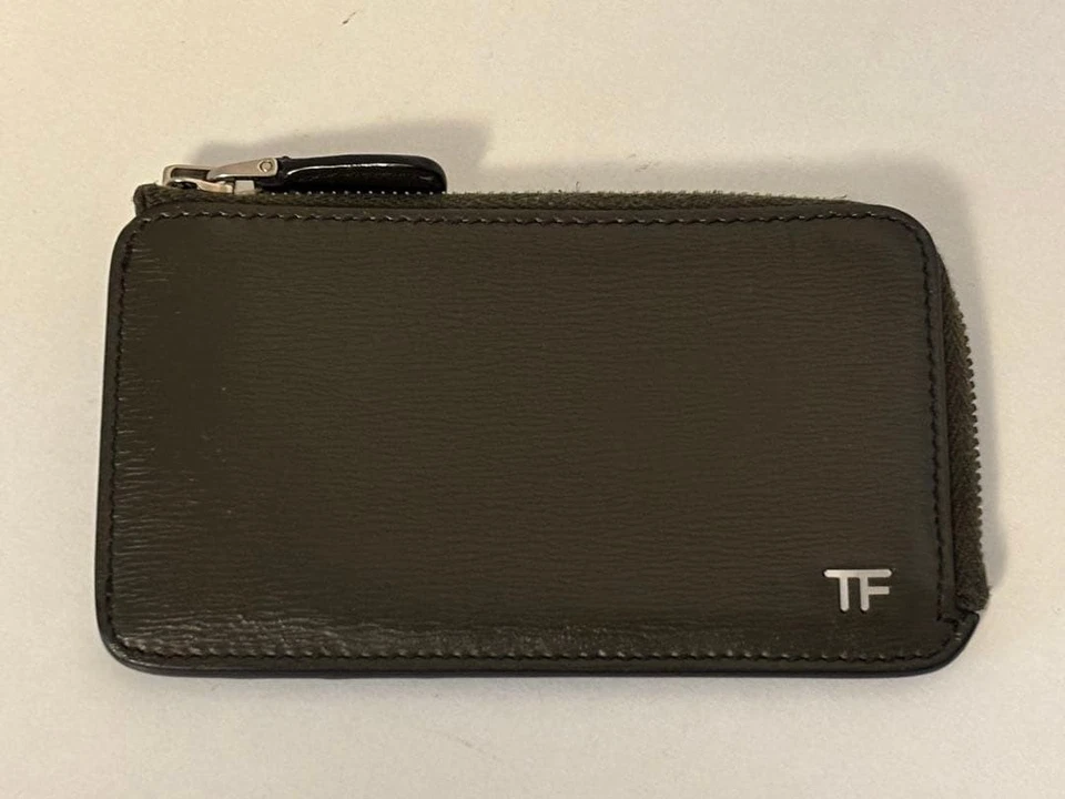 Tom Ford Tarjetero Monedero Caqui TF Fragmento Foto 4 de 4
