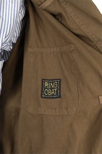 Kapital Katsuragi Tall Ring Coat EK-1514 Khaki Size 1 New Long Hooded Japan image 6