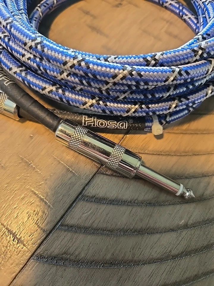 CABLE DE GUITARRA HOSA 3GT-18C2 recto al mismo paño - 18 pies - circuito perfecto Foto 2 de 2