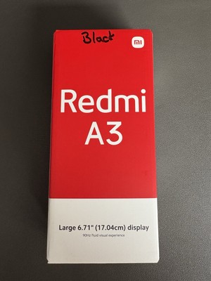 Xiaomi Redmi A3 4G 3+64GB Black Neu+OVP