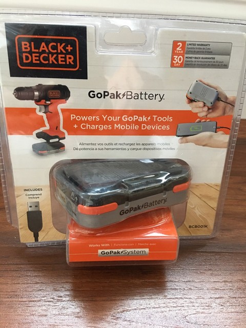 Gopak black decker аккумулятор