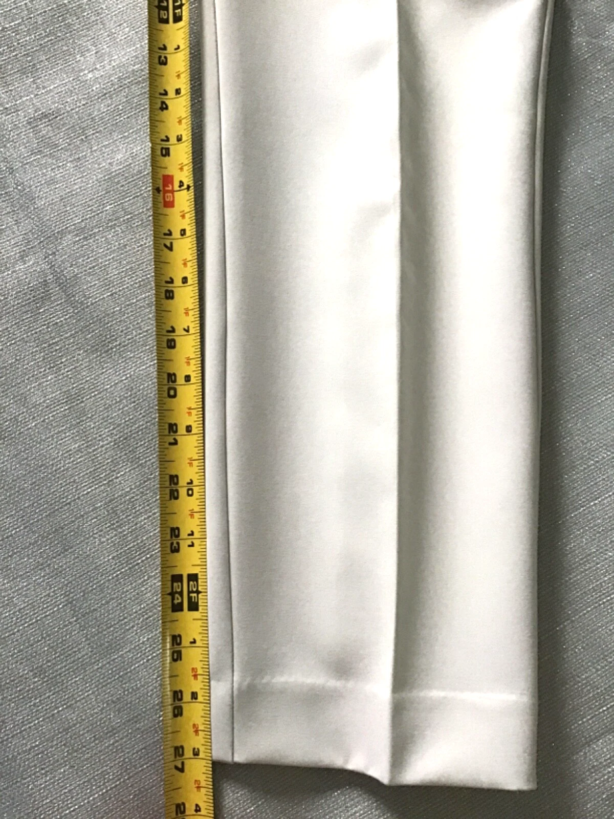 OFF WHITE Adrianna Papell Vestito Pantalone Pantalone Taglia 8 Tan Off White Lavoro Ufficio Elasticizzato