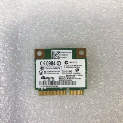 BROADCOM 4313 802.11B/G/DRAFT-N WIFI ADAPTER SPS:B593836-001 HP