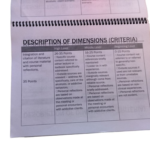 Rubrics for Nurse Educators Gonzaga University Prindle ARNP CNE 2010 - Picture 4 of 7