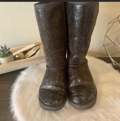 ugg snakeskin boots