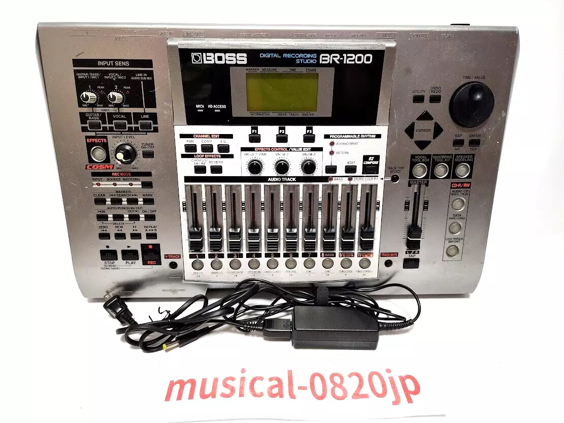 Boss BR-1200CD Digital Recording Studio 12-track Digital Recorder