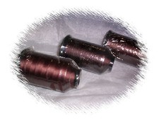 3 Spools UVR BONDED POLYESTER Heavy duty THREAD colors DARK BROWN 69, 46. NEW