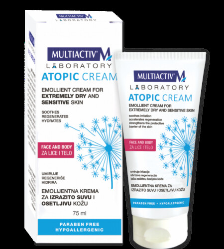 Crema atópica multiactiva para pieles faciales y corporales secas, sensibles e irritadas 75 ml - Imagen 1 de 1