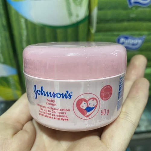 50g Johnson's Baby Cream Intense Moisturizer Child Baby's Skincare