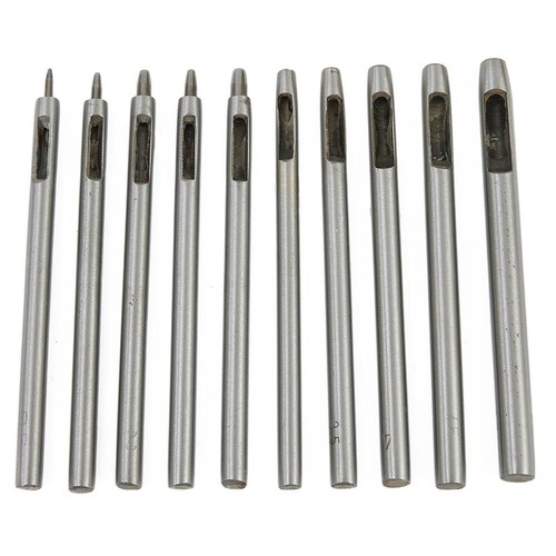 Stahl Punzierer Leder Runde Hohle Lochstanzen Werkzeuge f??r Uhrenband Canvas - Bild 4 von 11