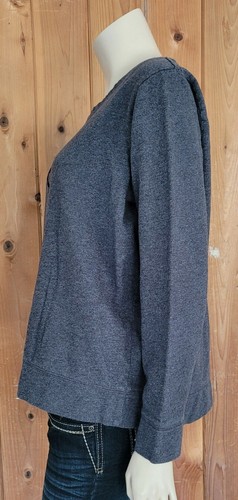 Style & Co. - Printed Key Long Sleeve Pullover Sweatshirt - GIRLS - L - Gray - Picture 3 of 12