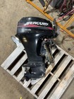2001 Mercury 25 hp 4-Stroke 20" Tiller Outboard Boat Motor Engine Runs Well Good