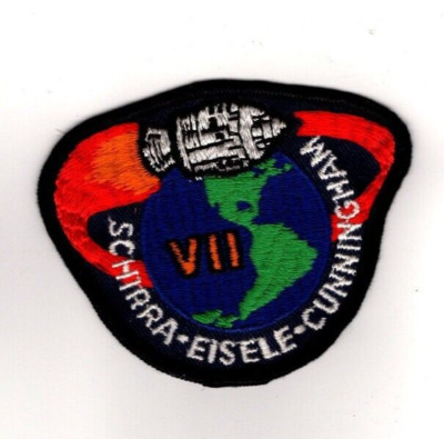 Apollo VII, Schirra Eisele Cunningham, Vintage 3'' Tall Patch