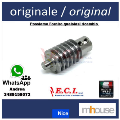 NICE Original PMD1329R02.4610 Endlosgewindeschraube M1,5 B4 Antrieb WU