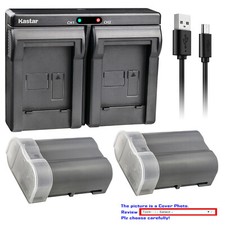 Kastar Battery Dual USB Charger for Nikon EN-EL15e MH25 Nikon MB-D16 MB-D18 Grip