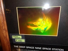 Rare Deep Space 9 Limited Edition Matted Hologram w/COA