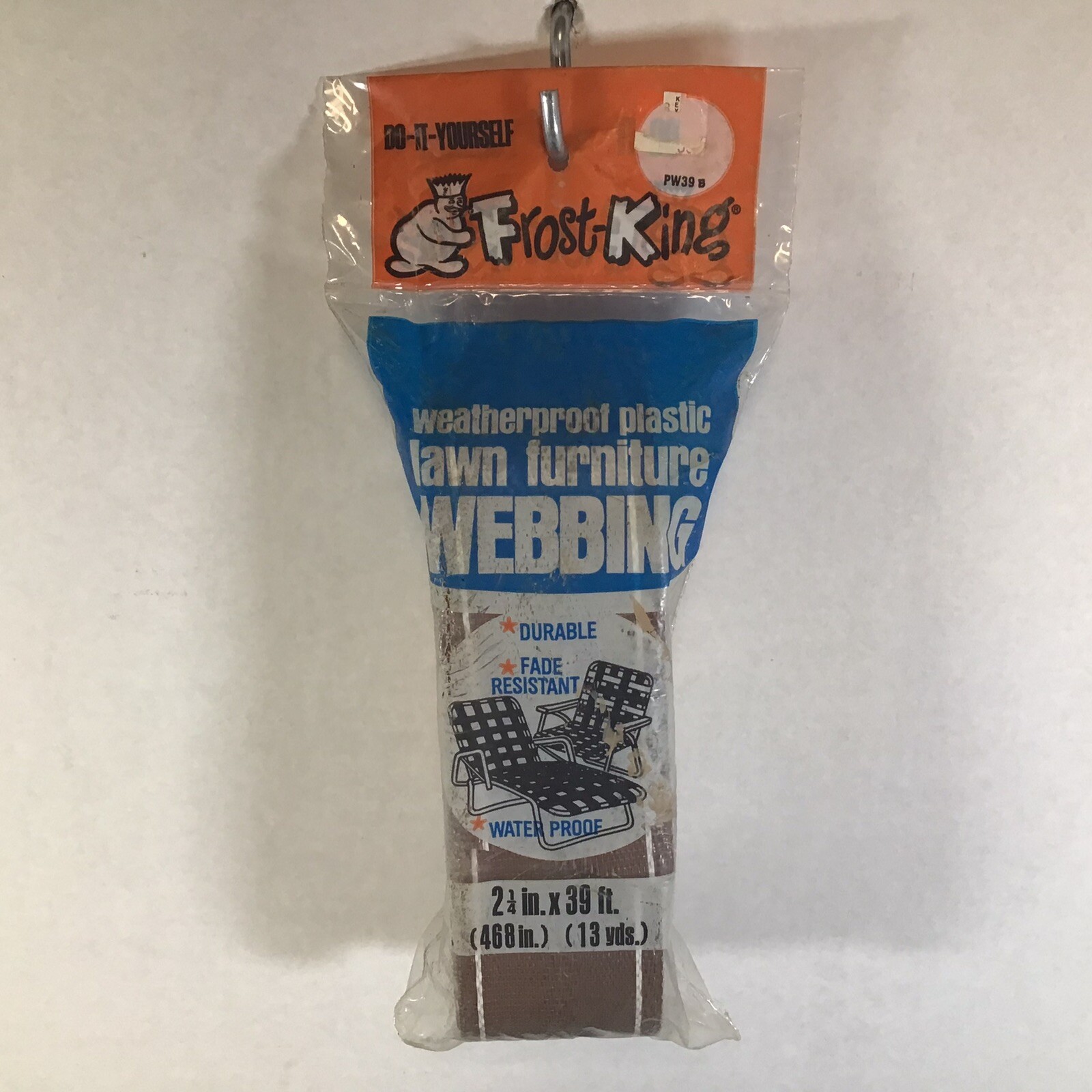 Frost King Lawn Furniture bing Brown with White Stripe 21/4" x 39