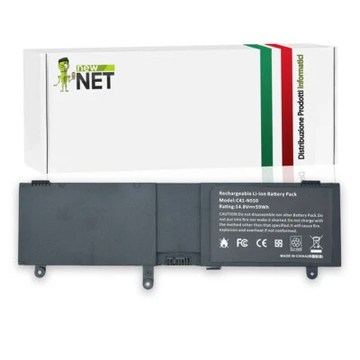 NEW NET Batteria C41-N550 compatibile con Asus N550 N550J N550JA N550JV N550JK