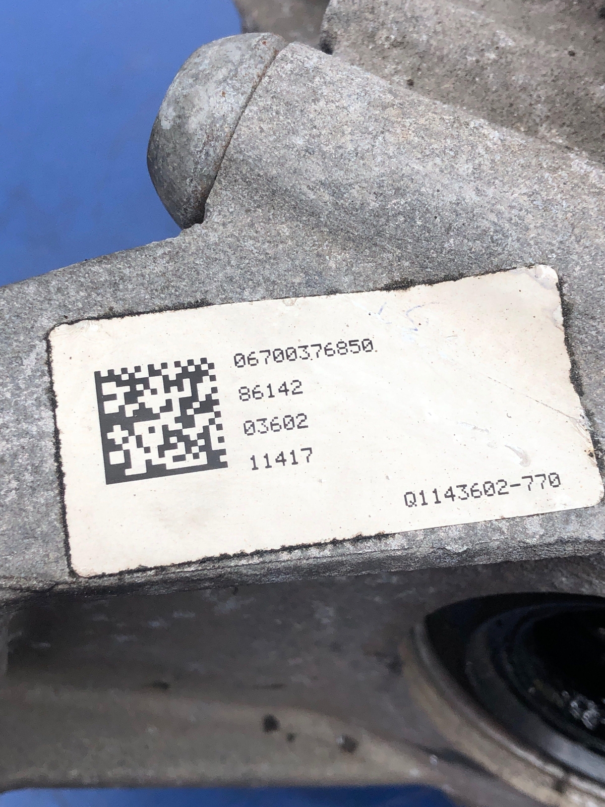 2017-2020 MASERATI LEVANTE OEM 3.0L AWD REAR DIFFERENTIAL AXLE GEARBOX *61K*