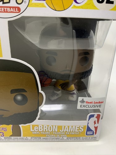 Funko Pop LeBron James Los Angeles Lakers #52 Yellow Jersey FOOTLOCKER  EXCLUSIVE | eBay