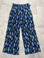 NWT Black History Month Women Target x Sammy Wide Leg Pleated Trousers Blue L