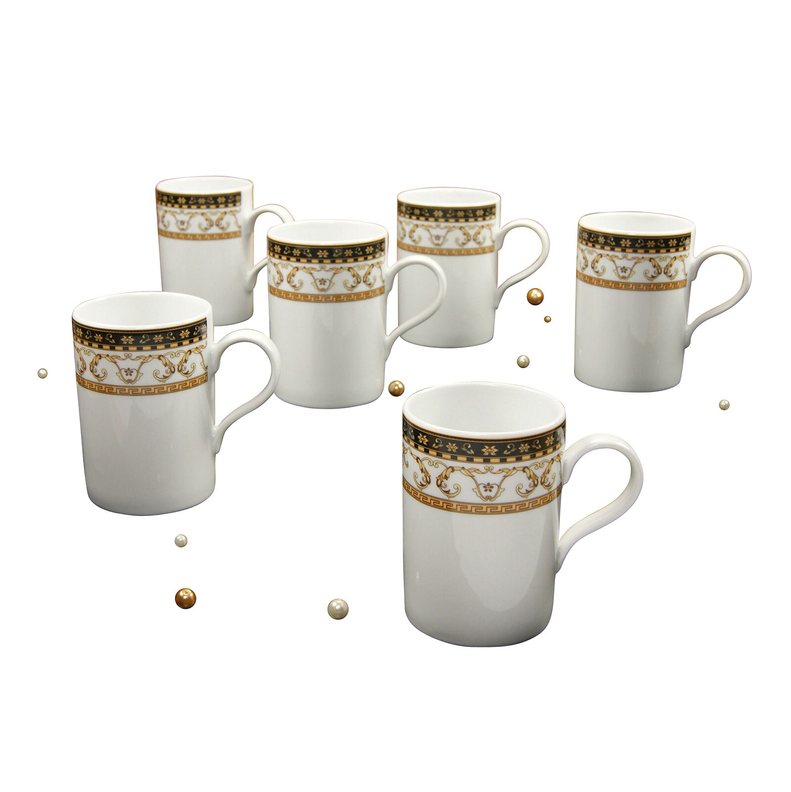 Изысканный кофейный набор Majestosa Geschirrset Tassen 30 мл Набор из 6 Порцеллан 8590₽