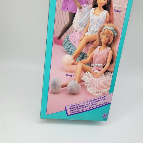 MAXIE DOLL'S FRIEND VINTAGE ANNI 80 "SLUMBER PARTY ASHLEY" HASBRO 1988 RARA NUOVA CON SCATOLA - Foto 15 di 17