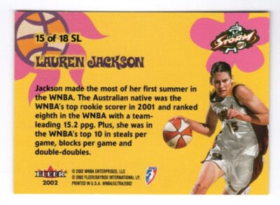 WNBA Lauren Jackson サイン入り雑誌 Lauren Jackson 2002 Ultra WNBA Summer Love #SL15 | eBay