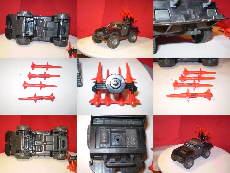 Vehículo Jeep Gi Joe Cobra Night Attack Stinger 1984 100 % + conductor de colección Arah ** Foto 4 de 4