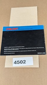 Super Spy Hunter  -Nintendo NES- Manual Only **NO GAME!