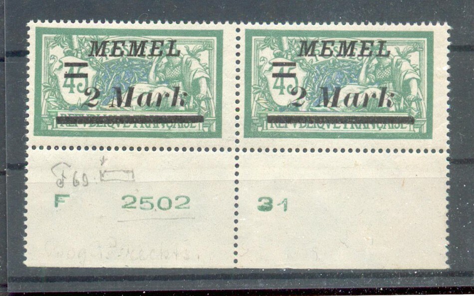 Memel 88 Br Print Date (G9758)
