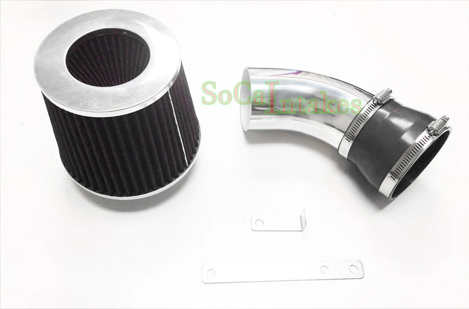 Kit y filtro de admisión de aire todo recubierto de negro para BMW 318i 318iS 318ti Z3 1996-1999 Foto 2 de 2