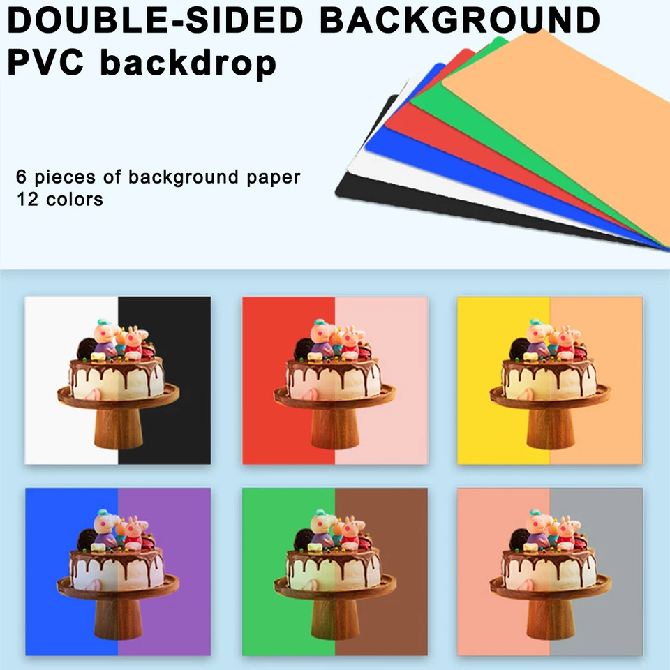 PULUZ 12" Large LED Light Box Photo Tent Dimmable Photography Studio Shooting US - Image 4 of 4