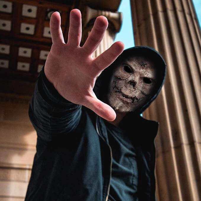 Creepy Full Head Skull Halloween Mask Scary Latex for adult men skeleton party - Image 4 of 4