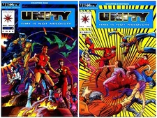 Unity - Time is Not Absolute #0 & #1 Complete Set (Valiant Comics 1992)