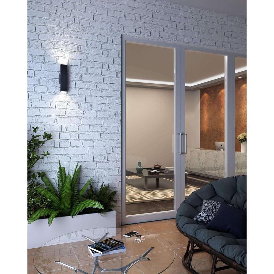 DALS Lighting LEDWALLBWH Brooklyn Wall Sconce White eBay