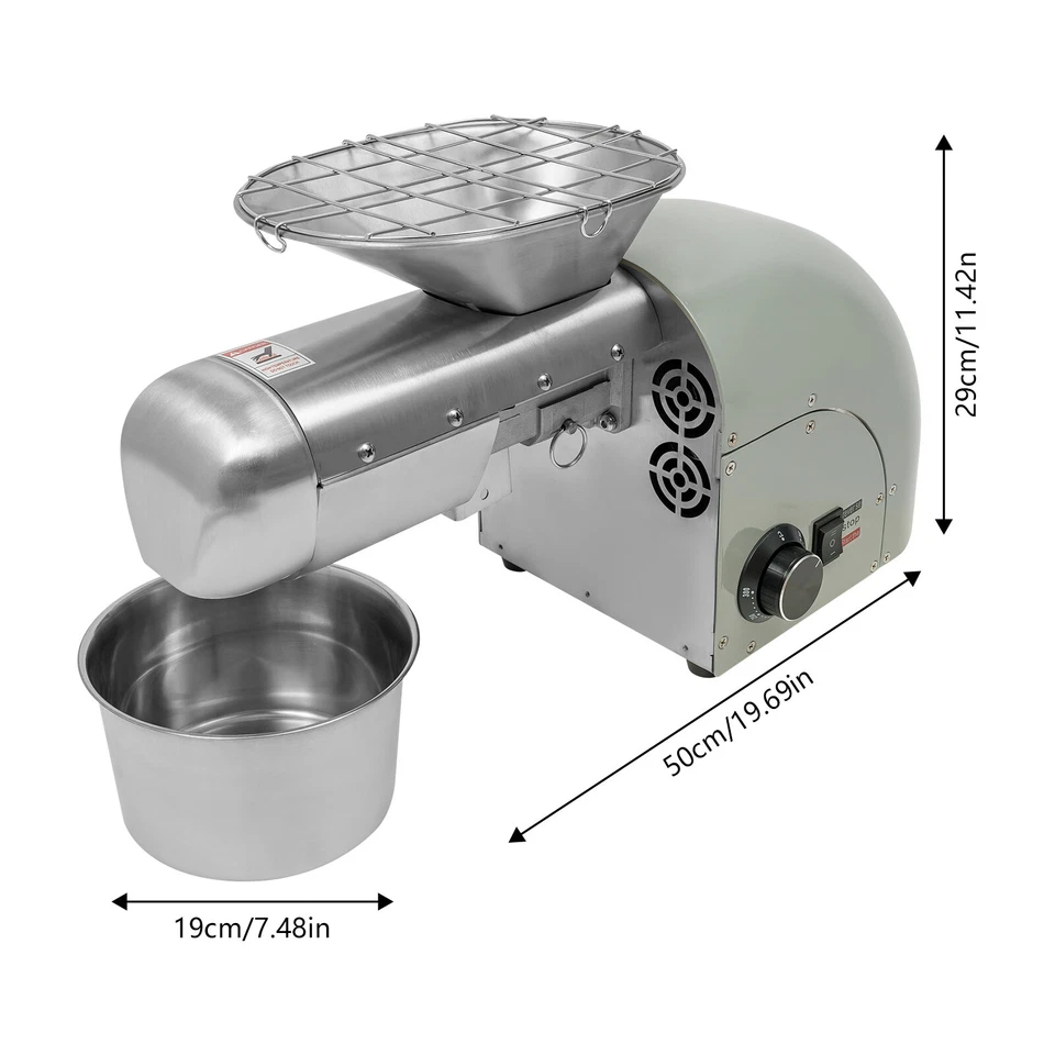 Máquina de prensado de aceite, molino de aceite eléctrico, máquina de extracción de aceite Foto 4 de 4