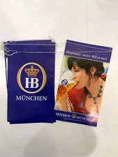 2 Banners: Hofbrau Oktoberfest Flag Pennant Beer Banners ~14ft long each