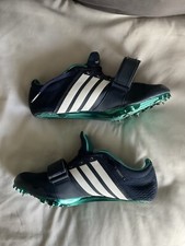 Adidas S78629 Men's Run/Track adizero Accelerator Spikes Navy White Turq Sz 8