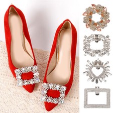 Shoe Buckle High Heel Charms Jewelry Detachable Shoe Clips Shoe Accessory Bride