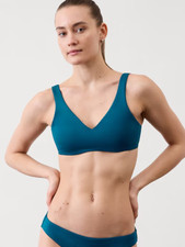 Athleta Paradise Underwire Bikini Swim Top Coastal Teal 34 D/DD 823980 NEW