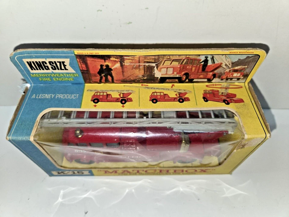 Matchbox K-15 King Size: Merryweather Fire Engine - New in original box - Image 2 of 4
