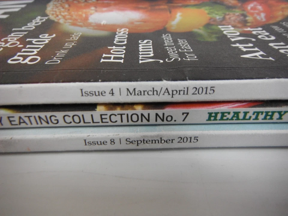 Vegan Life Cookbook Magazines x 3 Beer Burgers Vegetables Cook Recipes - Image 3 of 4