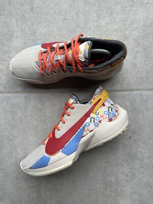 Nike Zoom Freak Alphabet Soup Mens Desert Sand Giannis