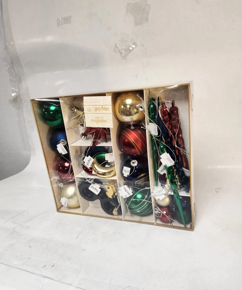 Juego de decoración de 37 piezas de Harry Potter decoraciones navideñas temáticas mágicas Foto 3 de 4