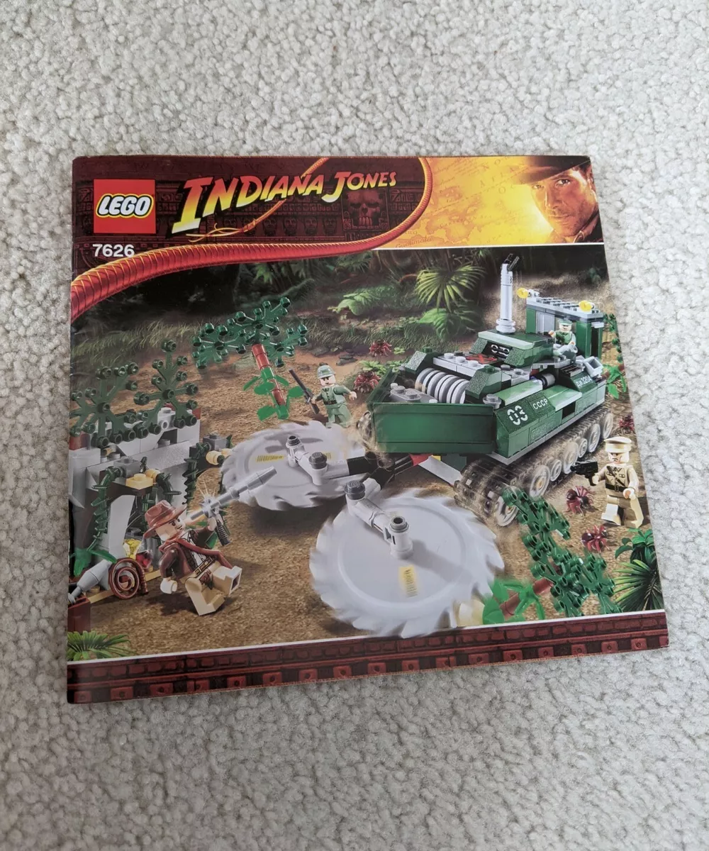 Lego Indiana Jones Set 7626 Instruction Book Only 2008 eBay