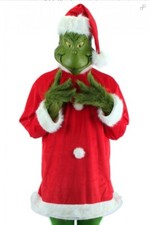 Dr. Seuss How The Grinch Stole Christmas Deluxe Adult Costume Kit SMALL/MED NEW