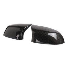 For 2014-2018 BMW X3 F25 X5 X6 Carbon Fiber Pattern Wing Side Mirror Cover Caps