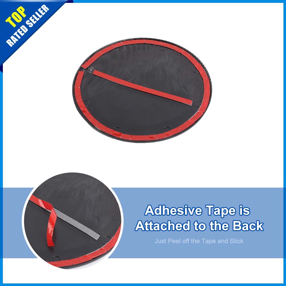 Carbon Gas Cap Door Fuel Tank Cover Trim For Chevy Silverado Sierra Tahoe 99-06